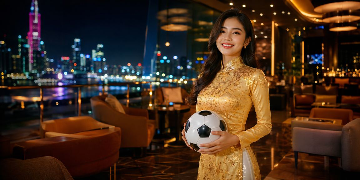 Người chơi cá cược bóng đá trực tuyến tại Hồ Chí Minh với trang phục áo dài